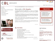 Tablet Screenshot of cbleon-abogados.com